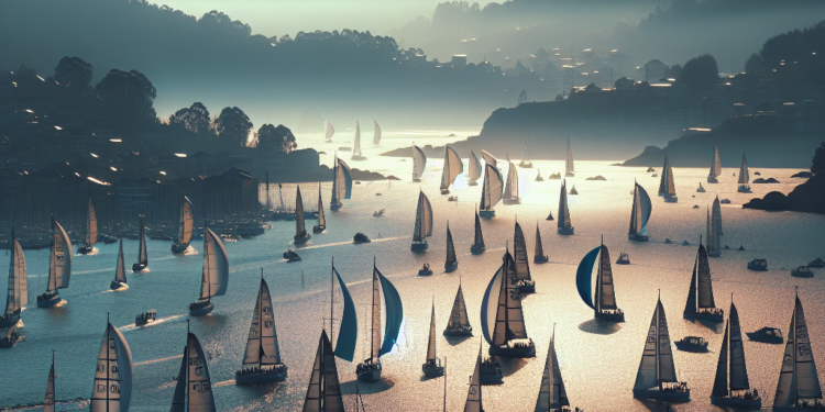 Más de medio centenar de cruceros en Aguete, cuarta prueba de la Interclubes Ría de Pontevedra