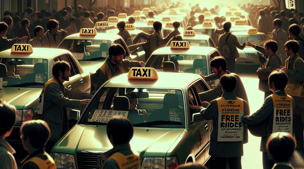 “Huelga a la japonesa”: los taxistas ofrecerán viajes gratis durante Fallas y la Magdalena en su batalla contra los VTC