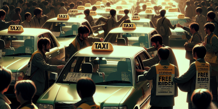 “Huelga a la japonesa”: los taxistas ofrecerán viajes gratis durante Fallas y la Magdalena en su batalla contra los VTC