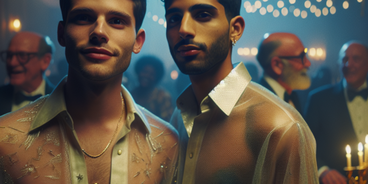 No puedo dejar de pensar en las blusas transparentes de Connor Storrie y Hudson Williams de Heated Rivalry en el after party de los Oscars 2026