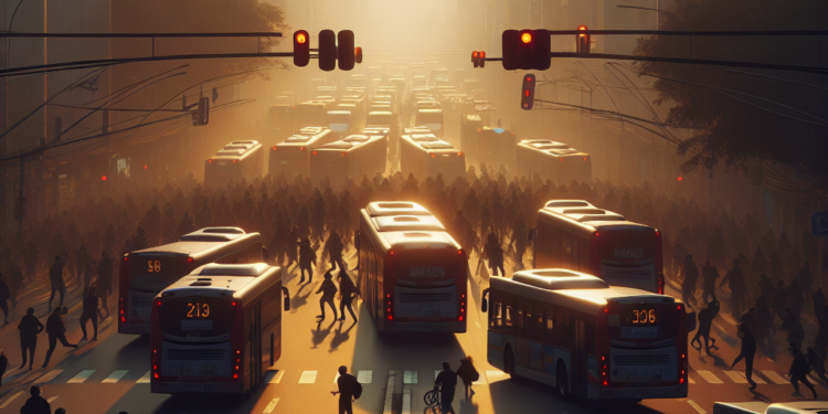 Normalistas secuestran camiones urbanos y bloquean el crucero de 5 Señores (10:20 h) ‹ ADN – Agencia Digital de Noticias Sureste