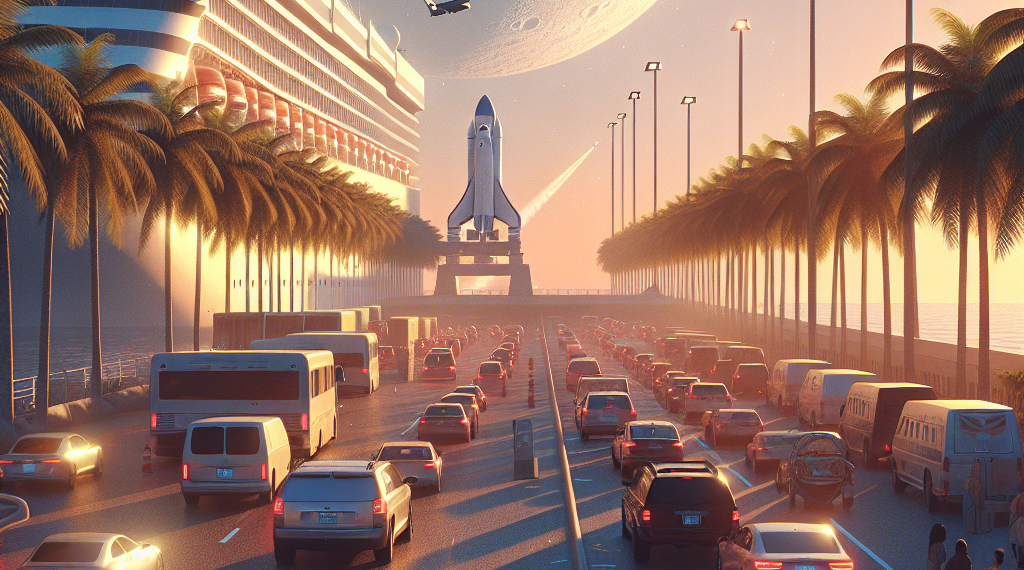 Puerto Cañaveral garantiza estacionamientos para cruceristas ante visita de público por lanzamiento de misión lunar