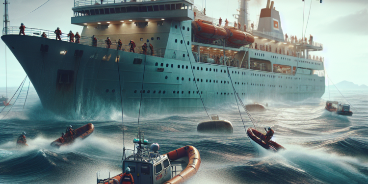 Salvamento Marítimo evacúa de urgencia a una pasajera enferma del crucero AIDAcosma a 95 millas de Tenerife