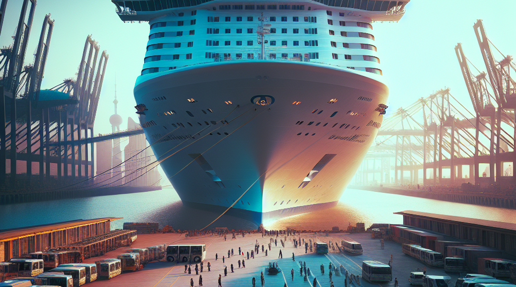 (Multimedia) Segundo gran crucero de fabricación china sale de dique de construcción en Shanghai