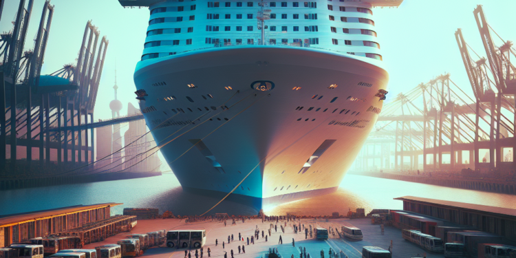 (Multimedia) Segundo gran crucero de fabricación china sale de dique de construcción en Shanghai