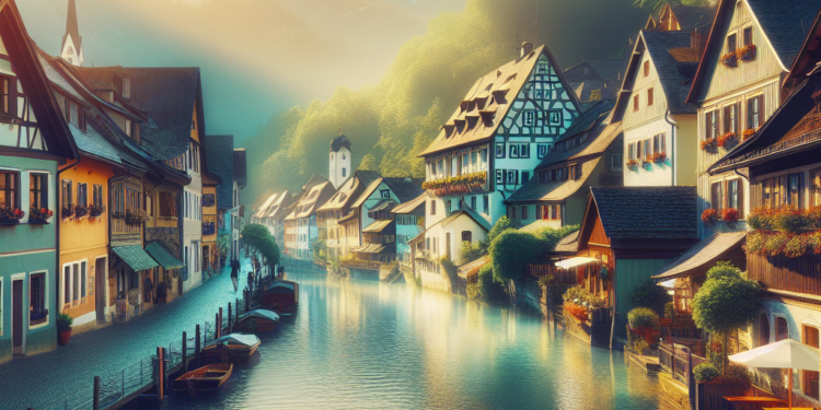 tiene apenas seis calles y atrae a los turistas por sus viviendas tradicionales