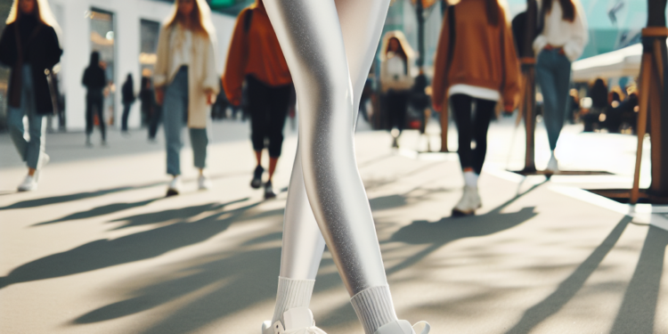 Tenis blancos Nike, calcetas y leggings, Kendall Jenner nos muestra cómo combinarlos