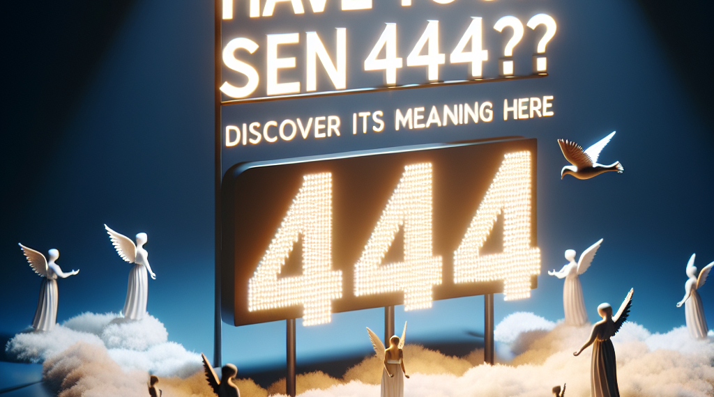 Angel Numbers: Seeing 444? Here’s What It Means