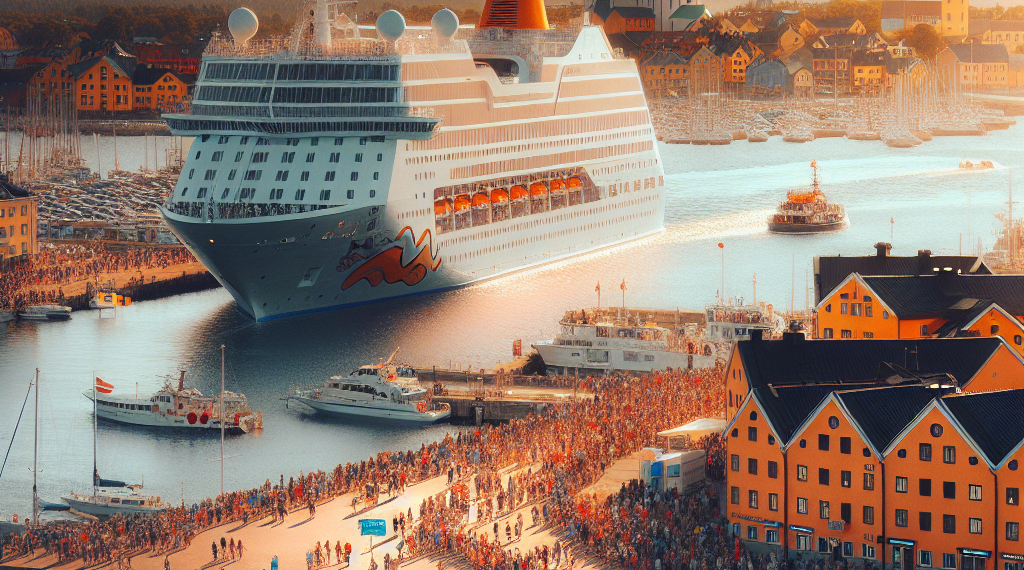 AIDAdiva inaugura temporada de cruceros en Puerto de Visby