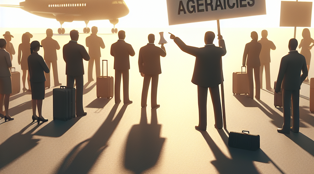 ‘No dan la cara’: Agencias de viajes protestan contra Magnicharters