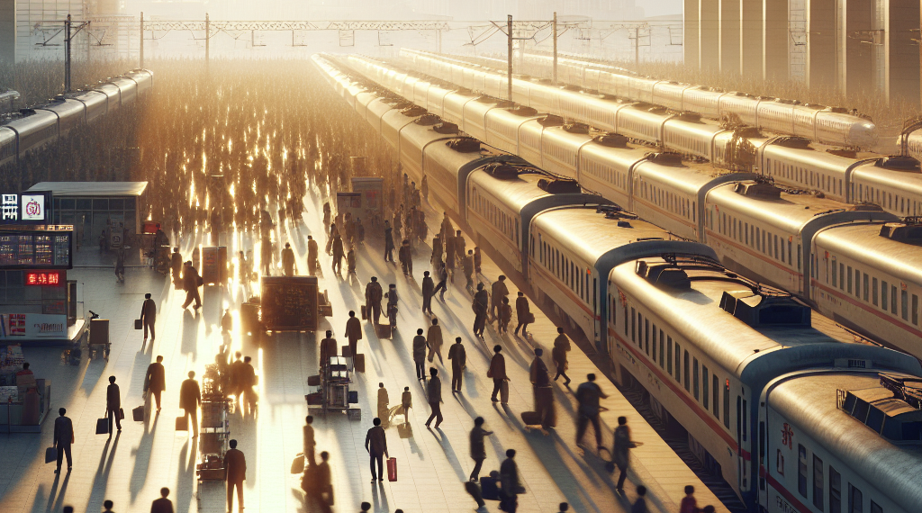 China prevé más de 90 millones de viajes en tren durante temporada alta por feriado de Qingming