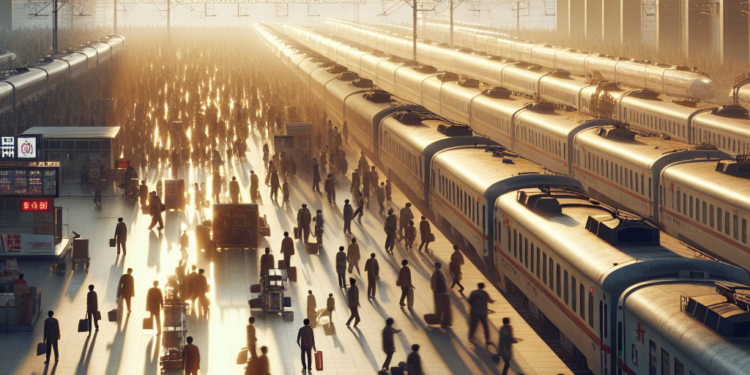 China prevé más de 90 millones de viajes en tren durante temporada alta por feriado de Qingming