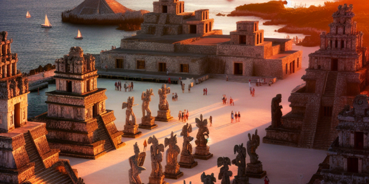 Cozumel: Lezama exhibe sus obras para alegrar a 4 navieras polémicas