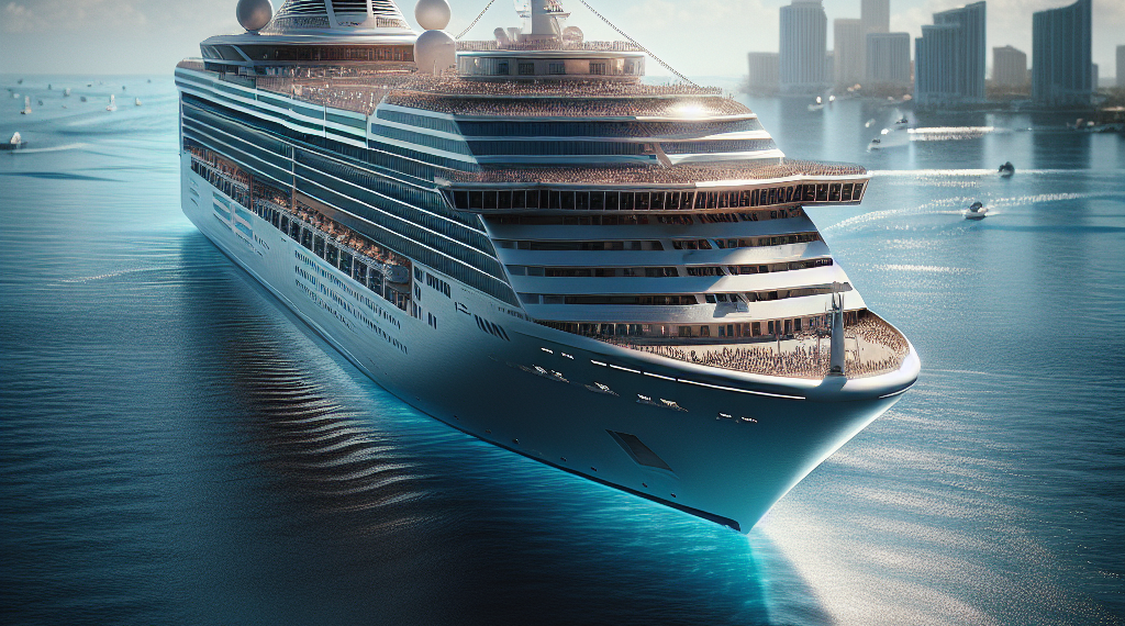 Crucero de lujo permaneció en PortMiami durante todo un día, ofreciendo recorridos