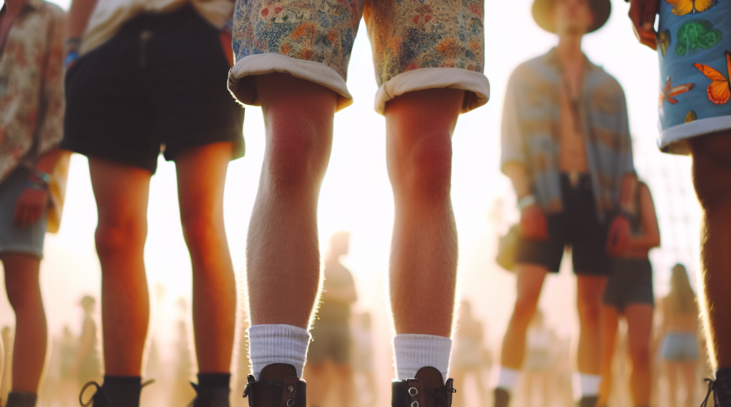 Cuando Kenia Os trajo de vuelta los shorts de 2010 con botas en Coachella (junto a Peso Pluma)