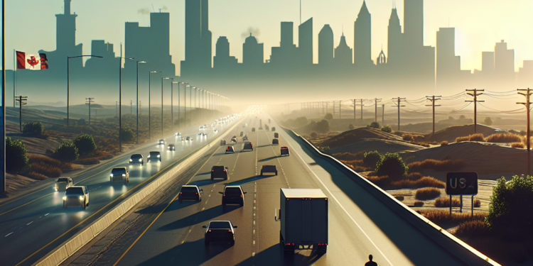 Canadienses que visitan EU en auto bajan un 35% en 2 años
