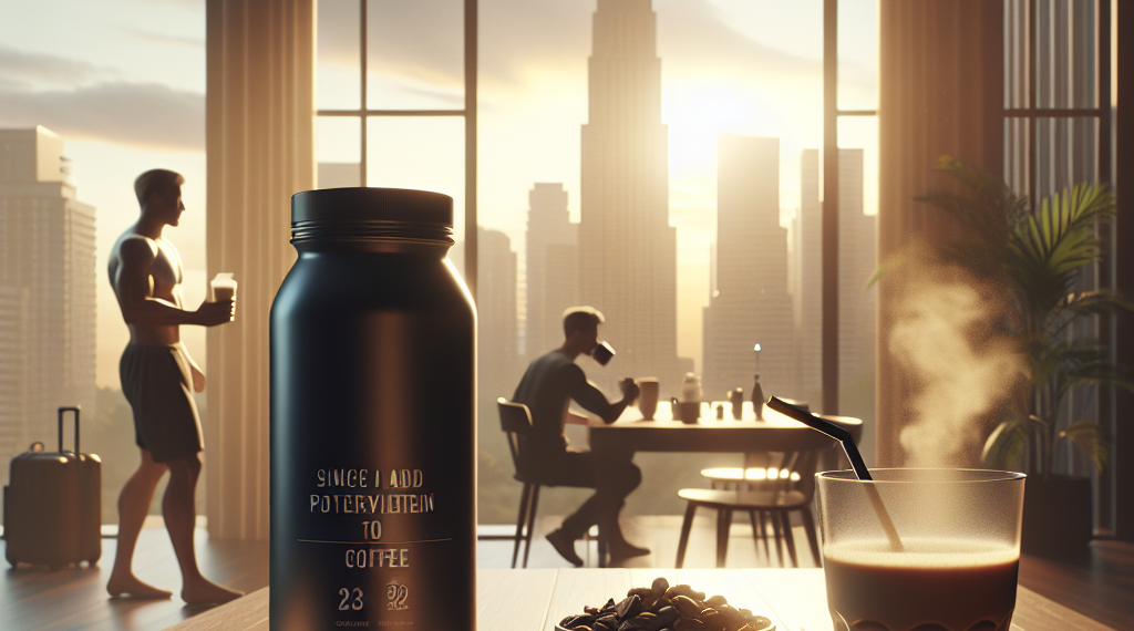 Desde que le pongo proteína a mi café, me siento mucho mejor y mi vida es más fácil
