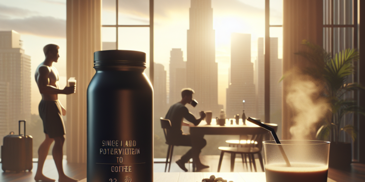 Desde que le pongo proteína a mi café, me siento mucho mejor y mi vida es más fácil