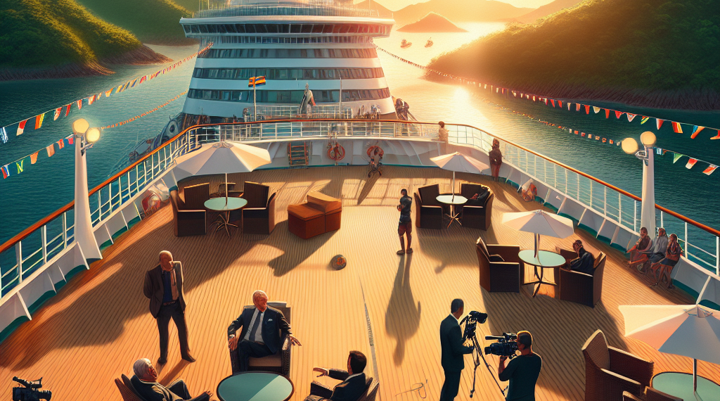 AIDA presenta programa de entrevistas Doppelpass on Cruise durante Mundial de Fútbol