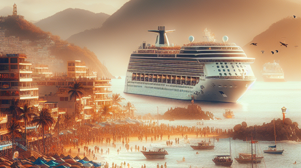Arriba crucero Queen Elizabeth a Huatulco con más de 2 mil 800 visitantes