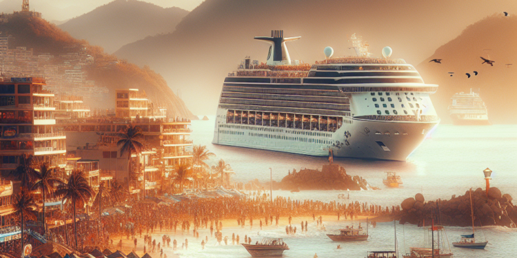 Arriba crucero Queen Elizabeth a Huatulco con más de 2 mil 800 visitantes