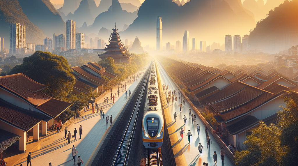 (Multimedia) Ferrocarril China-Laos gestiona más de 800.000 viajes transfronterizos de pasajeros