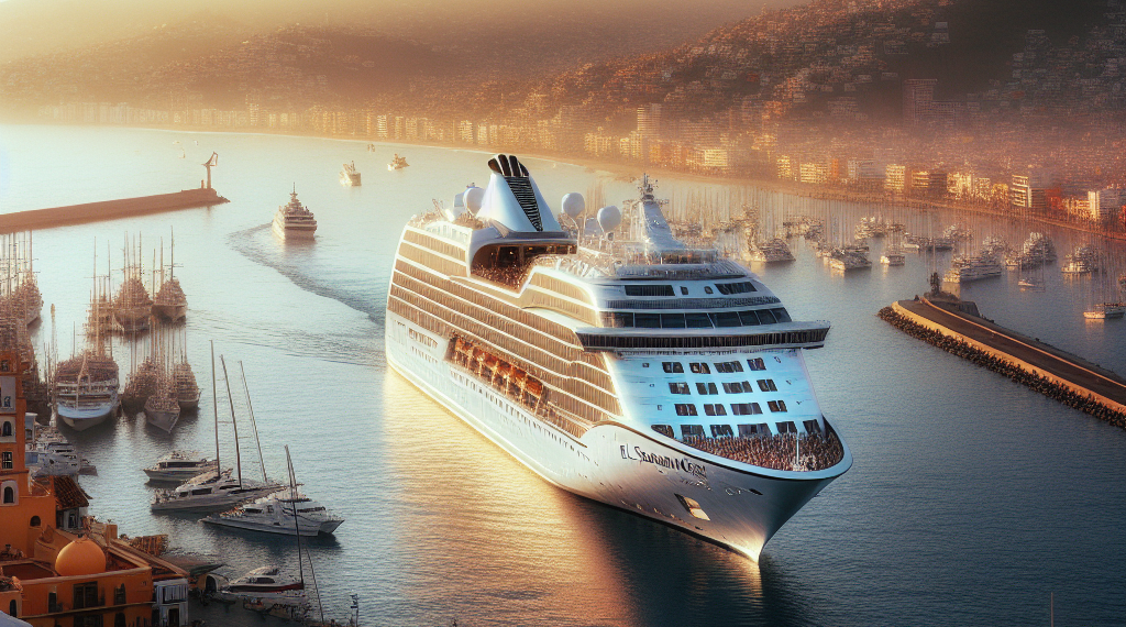 Arriba por primera vez el crucero Seabourn Quest a Puerto Vallarta