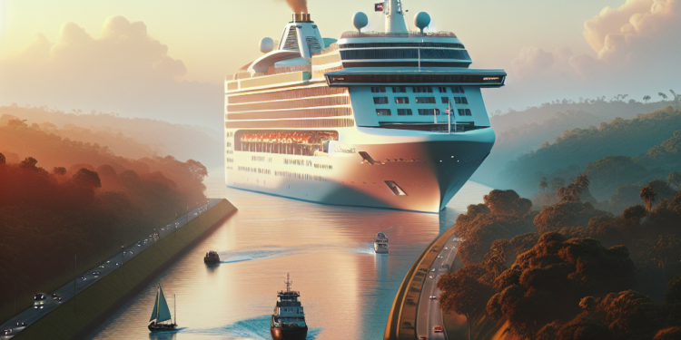 El Star Princess cruza el Canal de Panamá por primera vez ⋆ Noticias de Cruceros