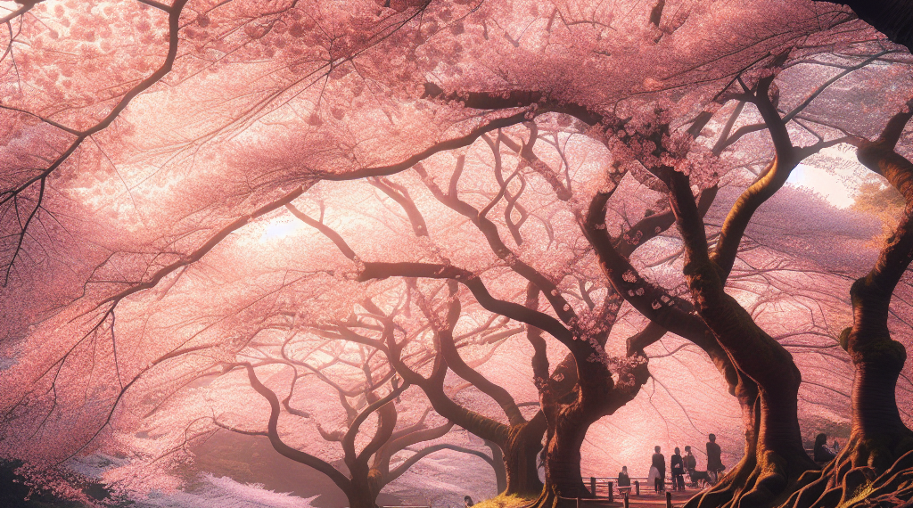 Floración de cerezos en Japón