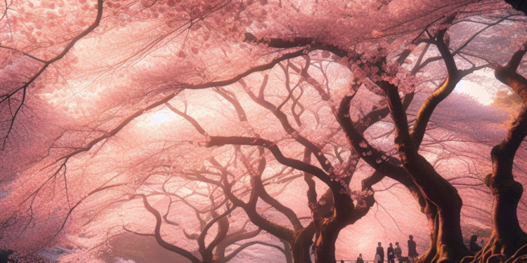 Floración de cerezos en Japón