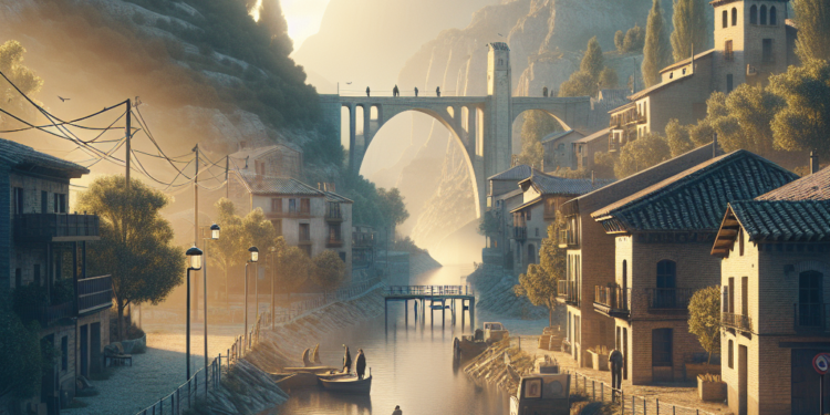 El pueblo de Extremadura con el puente internacional más pequeño del mundo: "Apenas tiene 3 mts de largo"