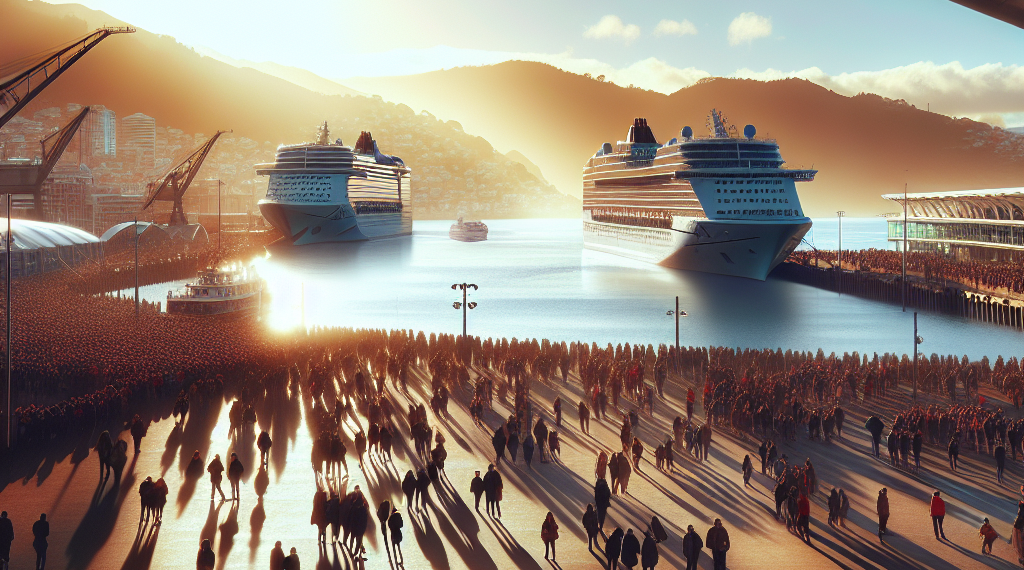 Puerto de Wellington alcanza 108 mil turistas de cruceros en temporada que finaliza