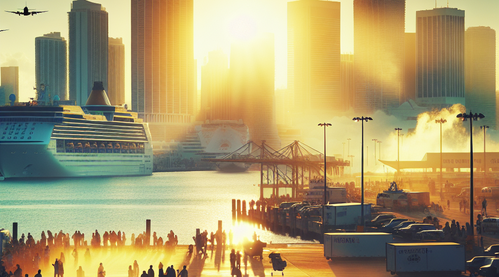El puerto se promociona en Miami como destino de cruceros