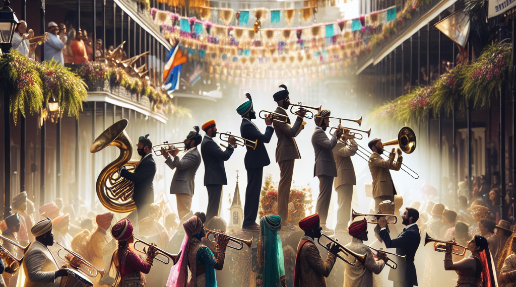 This Couple’s Wedding Combined New Orleans and Indian Traditions—and Included Multiple Brass Band Parades