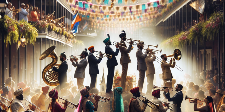This Couple’s Wedding Combined New Orleans and Indian Traditions—and Included Multiple Brass Band Parades