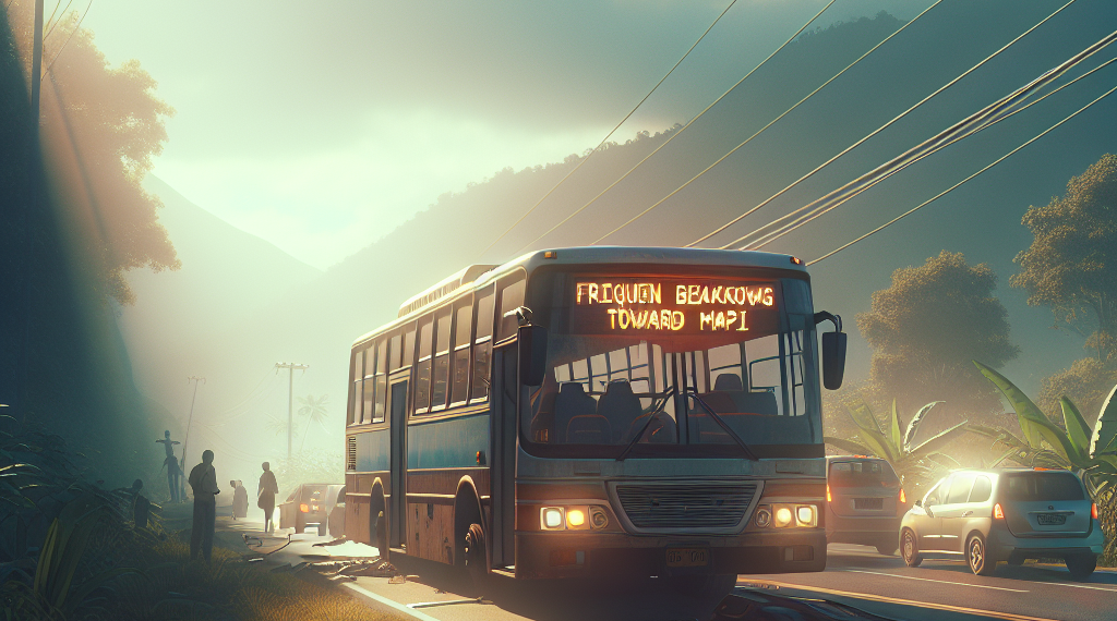 A MENUDO HAY BUSES A MAPI AVERIADOS