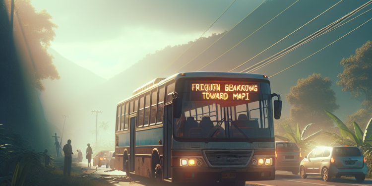 A MENUDO HAY BUSES A MAPI AVERIADOS