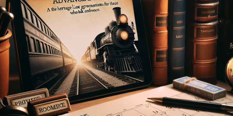 Heritage Line abre oferta por reserva anticipada