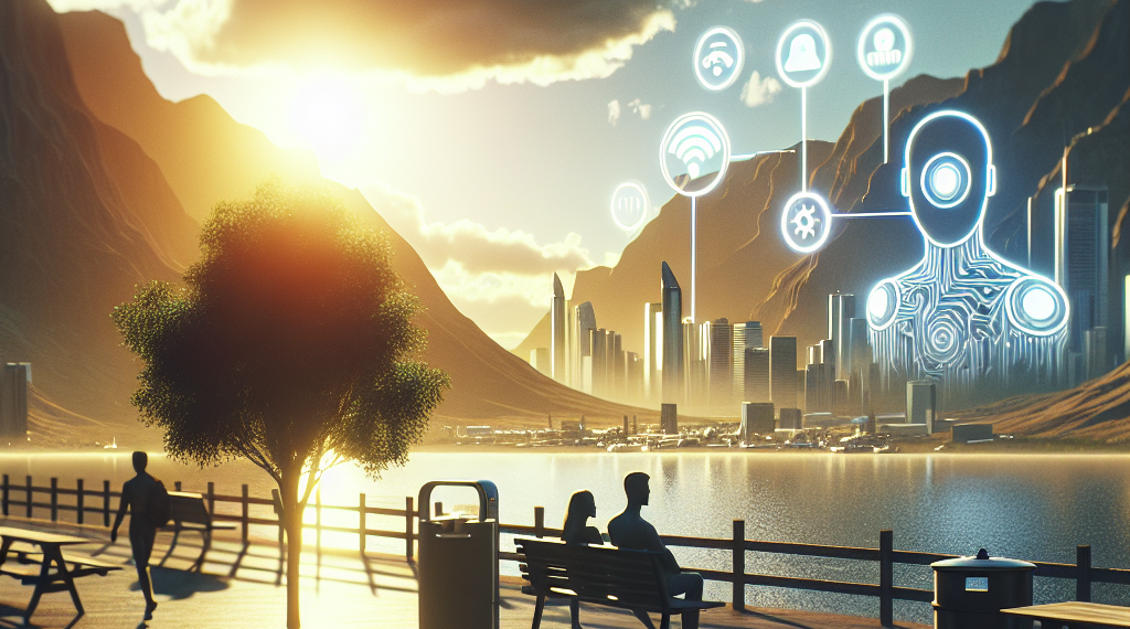 Visualización futurista de optimización de millas aéreas y automatización de viajes usando inteligencia artificial para startups LATAM.