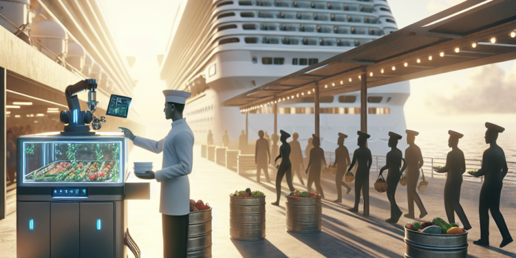 Fred. Olsen Cruise Lines prueba tecnología de IA para reducir el desperdicio de alimentos