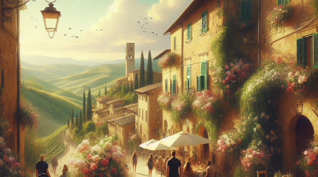 la Toscana más bonita entre flores, arte y sabores locales