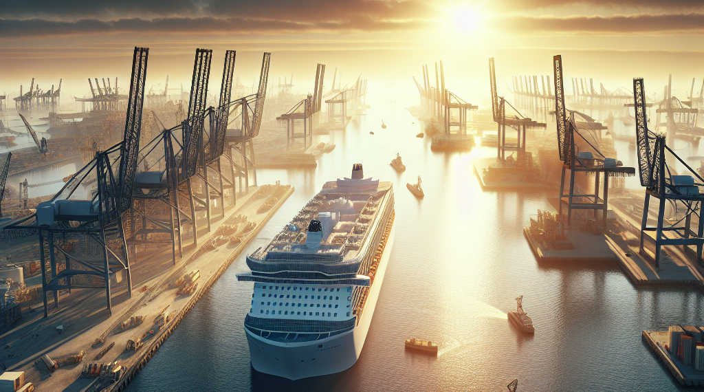 Imagen aérea del muelle Adossat