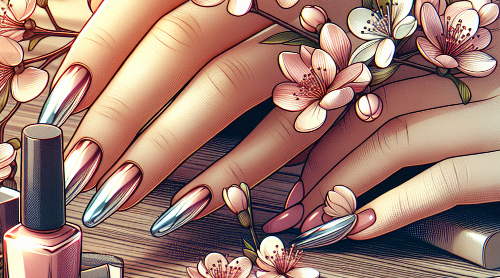 Soft Chrome Nails Are a Springtime Twist on the Shimmering Trend