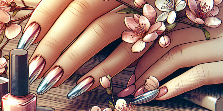 Soft Chrome Nails Are a Springtime Twist on the Shimmering Trend