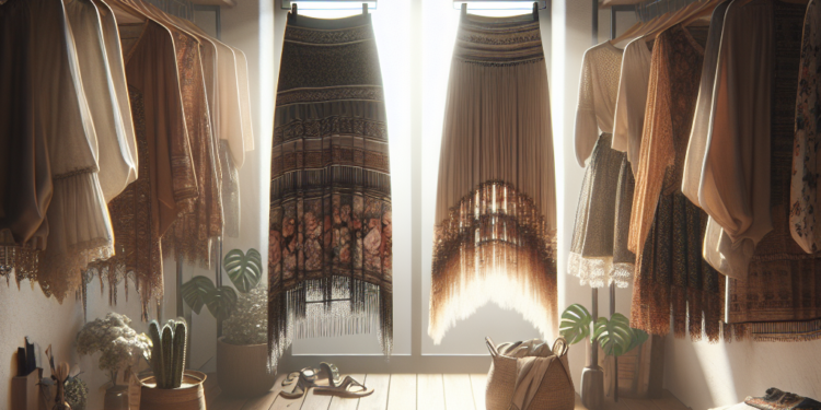 Las faldas boho más elegantes de Zara, Stradivarius y Mango para llevar en abril 2026