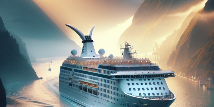 Arriba a Pasaia el 'Greg Mortimer', el primer barco crucero con proa invertida