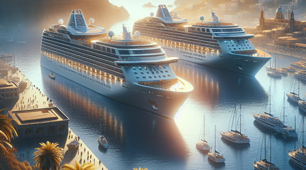 Primeras escalas de dos cruceros exclusivos en el puerto de Santa Cruz de La Palma