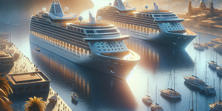 Primeras escalas de dos cruceros exclusivos en el puerto de Santa Cruz de La Palma