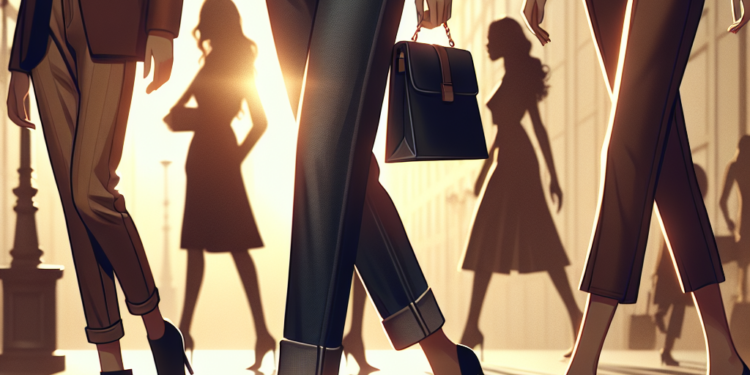 Outfits con jeans color café y zapatos de tacón negros para vestir MUY elegante en primavera 2026