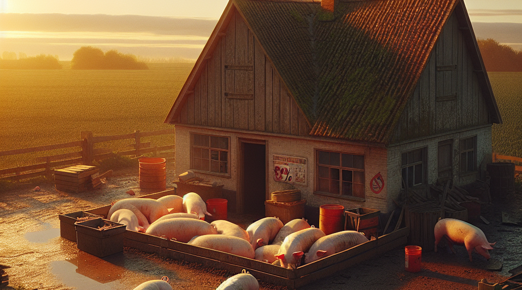 Los ingresos por ventas de cerdos de Muyuan Foods caen un 33% en marzo